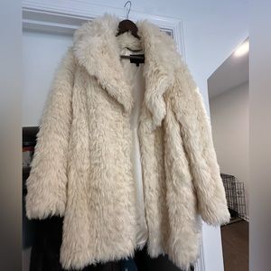 Barely worn Kendall and Kylie faux fur coat